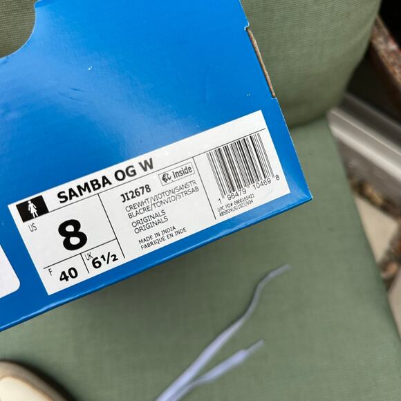 adidas Women's Samba OG Shoes Sz 8 - Picture 7 of 9